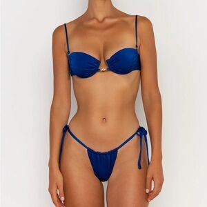 Sommer Swim Bikini Set - HARPER BIKINI TOP & PALOMA BOTTOMS in Olympus Size S
